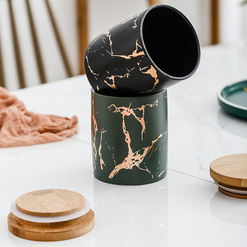 Pot De Rangement Alimentaire En Céramique – Hermétique Et Élégant