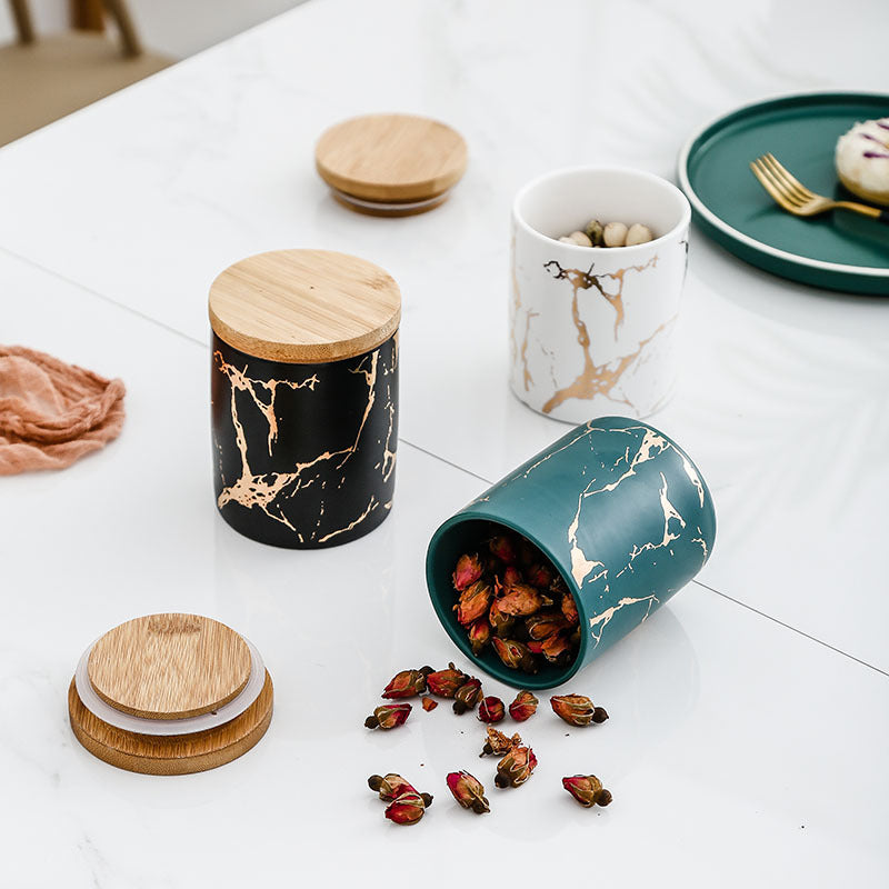 Pot De Rangement Alimentaire En Céramique – Hermétique Et Élégant