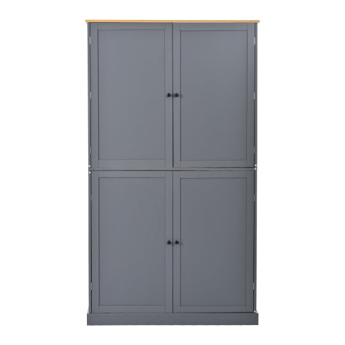 40.2X20X71.3 Inches Tall Freestanding Kitchen Pantry Large Cabinet Storage Cabinet Unavailable Platforms- Welfel