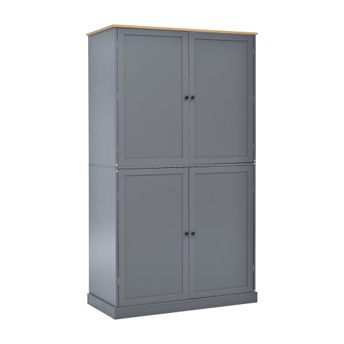 40.2X20X71.3 Inches Tall Freestanding Kitchen Pantry Large Cabinet Storage Cabinet Unavailable Platforms- Welfel