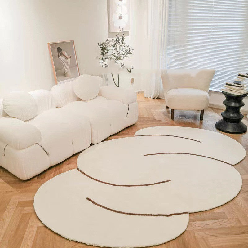 Tapis Cachemire Japonais Crème – Design Épuré